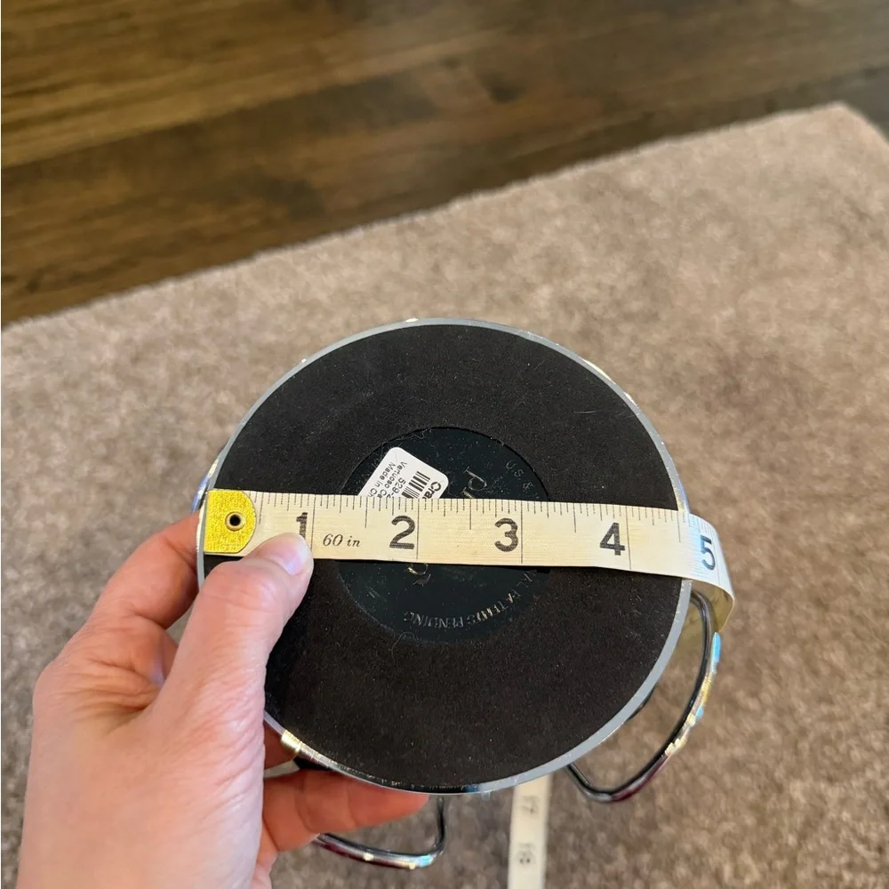 Crate&Barrel Black and Silver Carousel prepara vertuoso pod dispenser carousel